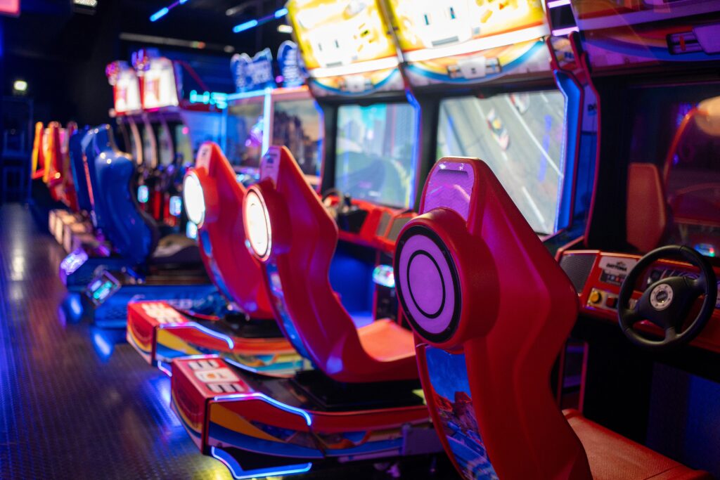 ゲームセンターの様子